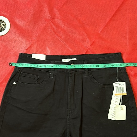 Tinseltown Juniors 7 black Jean Shorts - Picture 11 of 12
